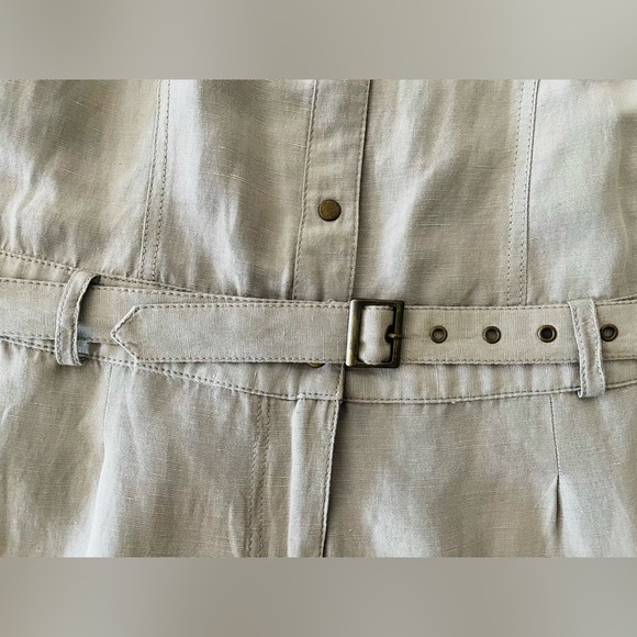 Vintage Y2K INC International Concepts Utility Belted Romper Size 10 - Picture 7 of 11